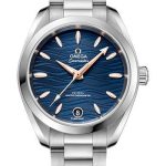 Omega Seamaster Aqua Terra 150M Co-Axial Master Chronometer Watch – 34 mm Steel Case – Waved Blue Dial – 220.10.34.20.03.001