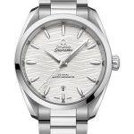 Omega Seamaster Aqua Terra 150M Co-Axial Master Chronometer Ladies Watch – 38 mm Steel Case – Waved Silvery Dial – 220.10.38.20.02.003