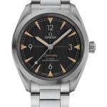 Omega Seamaster Railmaster Omega Co-Axial Master Chronometer Watch – 40 mm Steel Case – Vertically Brushed Black Dial – 220.10.40.20.01.001