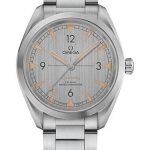 Omega Seamaster Railmaster Omega Co-Axial Master Chronometer Watch – 40 mm Steel Case – Vertically Brushed Grey Dial – 220.10.40.20.06.001