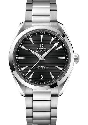 Omega Aqua Terra 150M Co-Axial Master Chronometer Watch – 41 mm Steel Case – Black Dial – Brushed And Polished Steel Bracelet – 220.10.41.21.01.001