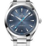 Omega Aqua Terra 150M Co-Axial Master Chronometer Watch – 41 mm Steel Case – Blue Dial – Brushed And Polished Steel Bracelet – 220.10.41.21.03.002