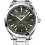 Omega Seamaster Aqua Terra 150M OMEGA Co-Axial Master Chronometer – 41 mm Steel Case – Green Dial – 220.10.41.21.10.001