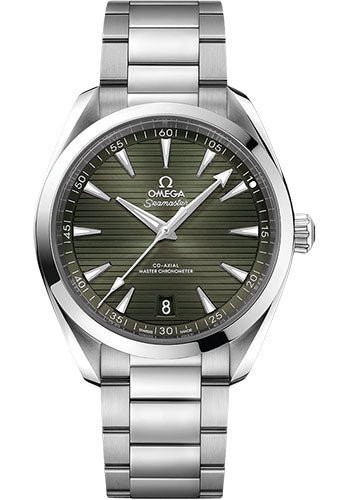 Omega Seamaster Aqua Terra 150M OMEGA Co-Axial Master Chronometer – 41 mm Steel Case – Green Dial – 220.10.41.21.10.001