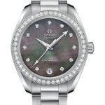 Omega Seamaster Aqua Terra 150M Co-Axial Master Chronometer Watch – 34 mm Steel Case – Tahiti Mother-Of-Pearl Diamond Dial – 220.15.34.20.57.001