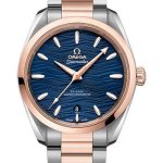 Omega Seamaster Aqua Terra 150M Co-Axial Master Chronometer Ladies Watch – 38 mm Steel And Sedna Gold Case – Waved Blue Dial – 220.20.38.20.03.001