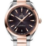 Omega Aqua Terra 150M Co-Axial Master Chronometer Watch – 41 mm Steel And Sedna Gold Case – Grey Dial – Brushed And Polished Steel And Sedna Gold Bracelet – 220.20.41.21.06.001