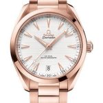 Omega Aqua Terra 150M Co-Axial Master Chronometer Watch – 41 mm Sedna Gold Case – Silvery Dial – Brushed And Polished Sedna Gold Bracelet – 220.50.41.21.02.001