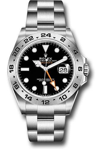 Rolex Oyster Perpetual Explorer II Watch – Oystersteel – Black Dial – Oyster Bracelet – 2021 Release – 226570