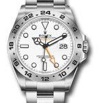 Rolex Oyster Perpetual Explorer II Watch – Oystersteel – White Dial – Oyster Bracelet – 2021 Release – 226570 w