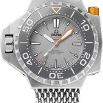 Omega Seamaster Ploprof 1200M Co-Axial Master Chronometer Watch – 55 x 48 mm Titanium Case – Bi-Directional Bezel – Grade 5 Titanium Dial – An Additional Grey Rubber Strap – 227.90.55.21.99.001
