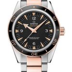 Omega Seamaster 300 Omega Master Co-Axial Watch – 41 mm Steel And Sedna Gold Case – Unidirectional Sedna Gold Bezel – Black Dial – 233.20.41.21.01.001