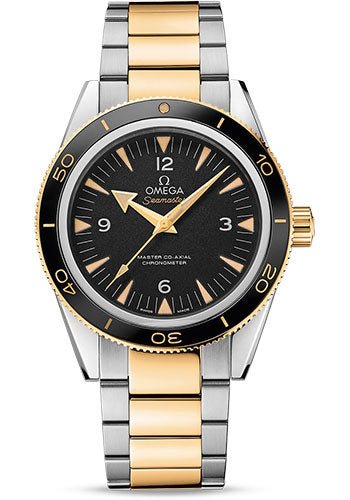 Omega Seamaster 300 Omega Master Co-Axial Watch – 41 mm Steel Case – Yellow Gold Unidirectional Bezel – Black Dial – Steel And Yellow Gold Bracelet – 233.20.41.21.01.002
