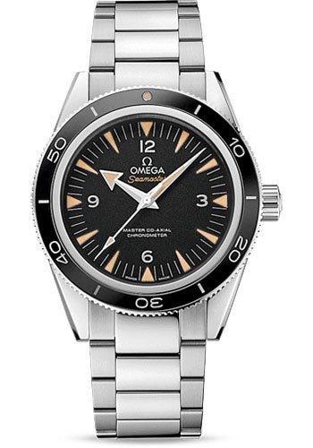 Omega Seamaster 300 Omega Master Co-Axial Watch – 41 mm Brushed And Polished Steel Case – Unidirectional Bezel – Black Dial – 233.30.41.21.01.001