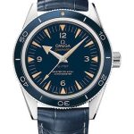 Omega Seamaster 300 Omega Master Co-Axial – 41 mm Platinum Case – Blue Enamel Dial – Blue Leather Strap Limited Edition of 757 – 233.93.41.21.03.001