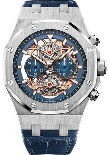 Audemars Piguet Royal Oak Tourbillon Chronograph Openworked Watch – 26347PT.OO.D315CR.01