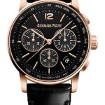 Audemars Piguet Code 11.59 by Audemars Piguet – Selfwinding Chronograph – 41mm Pink Gold Case – Black Dial – Black Alligator Strap – 26393OR.OO.A002CR.01