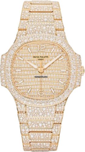Patek Philippe Nautilus Ladies Rose Gold/Diamond Paved 35.2 mm – 7118/1450R-001