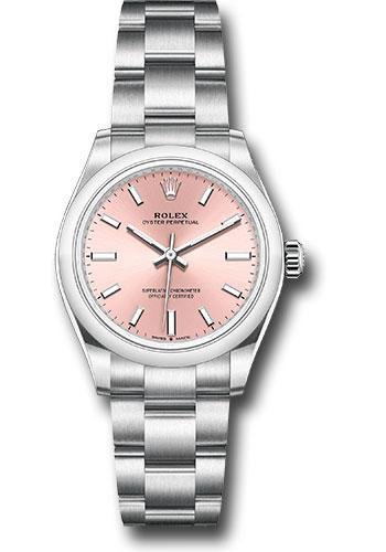 Rolex Oyster Perpetual 31 Watch – Domed Bezel – Pink Index Dial – Oyster Bracelet – 2020 Release – 277200