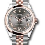 Rolex Steel and Everose Gold Datejust 31 Watch – Domed Bezel – Mother-Of-Pearl Diamond Dial – Jubilee Bracelet – 278241 dkrhdr6j