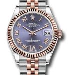 Rolex Steel and Everose Gold Datejust 31 Watch – Fluted Bezel – Chocolate Diamond Roman VI Dial – Jubilee Bracelet – 278271 aubdr6j