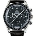 Omega Speedmaster Moonwatch Professional Watch – 42 mm Steel Case – Tachymeter Bezel – Black Dial – Black Leather Strap – 311.33.42.30.01.001