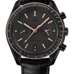 Omega Speedmaster Moonwatch Omega Co-Axial Chronograph Watch – 44.25 mm Black Ceramic Case – Sedna Gold Bezel – Grey Dial – Black Leather Strap – 311.63.44.51.06.001