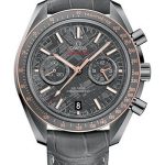 Omega Speedmaster Moonwatch Co-Axial Chronograph Meteorite Watch – 44.25 mm Grey Ceramic Case – Meteorite Dial – Grey Leather Strap – 311.63.44.51.99.001