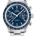Omega Speedmaster Moonwatch Co-Axial Chronograph Watch – 44.25 mm Steel Case – Blue Tachymeter Bezel – Blue Dial – 311.90.44.51.03.001