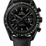 Omega Speedmaster Moonwatch Omega Co-Axial Chronograph Watch – 44.25 mm Black Ceramic Case – Black Dial – Black Leather Strap – 311.92.44.51.01.004