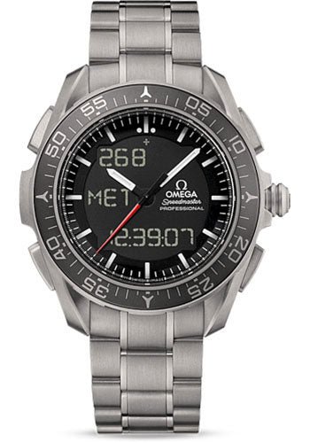 Omega Speedmaster Skywalker X-33 Chronograph 45 mm Watch – 45 mm Titanium Case – Black Ceramic Bezel – Black Dial – 318.90.45.79.01.001