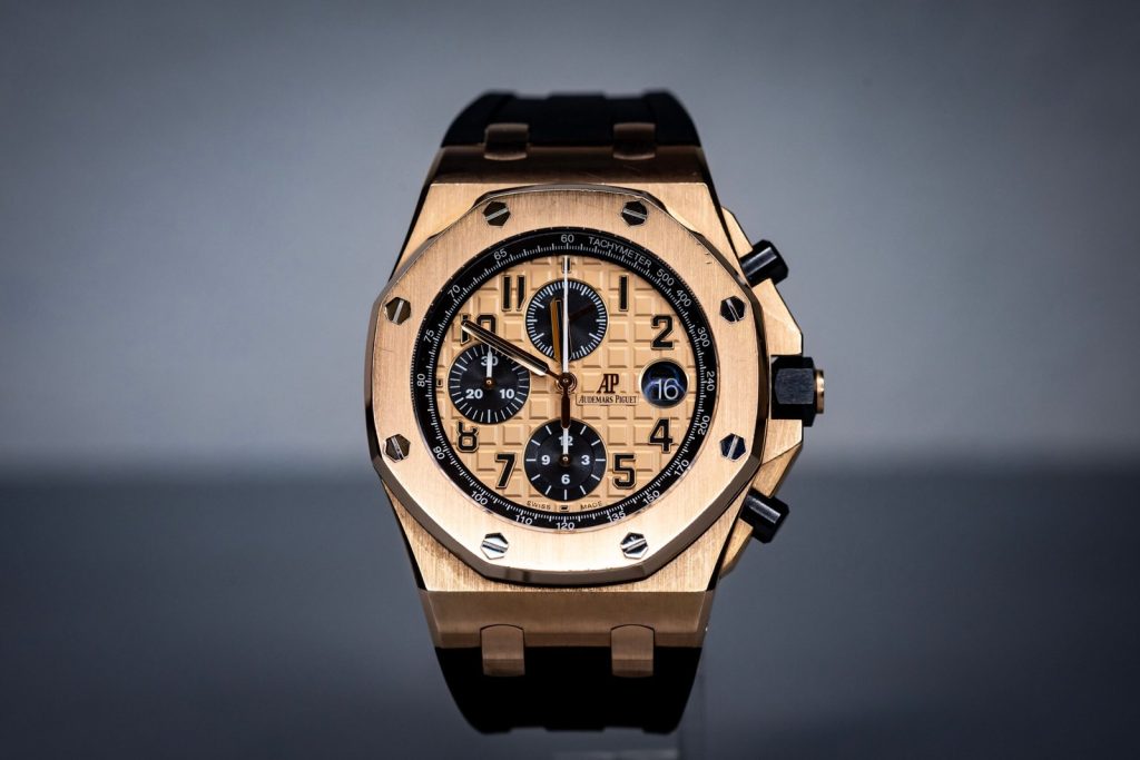 Audemars Piguet Royal Oak Offshore Chronograph 42mm Rose Gold 26470OR – Box & Archive Papers (2014)