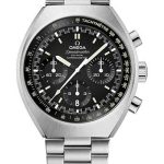 Omega Speedmaster Mark II Co-Axial Chronograph Watch – 42.4 mm Barrel-Shaped Polished And Brushed Steel Case – Matt Black Dial – Steel Bracelet – 327.10.43.50.01.001