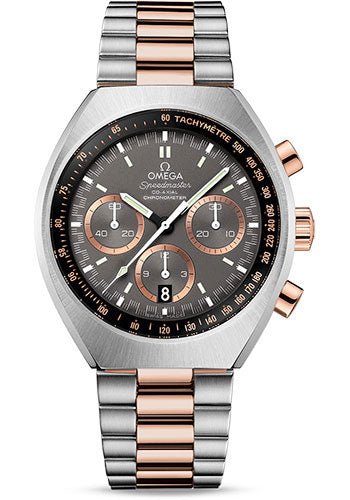 Omega Speedmaster Mark II Co-Axial Chronograph Watch – 42.4 mm Steel – Sedna Gold Case – Grey Dial – Steel And Sedna Gold Bracelet – 327.20.43.50.01.001