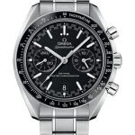Omega Speedmaster Racing Co-Axial Master Chronograph Watch – 44.25 mm Steel Case – Black Ceramic Bezel – Black Dial – 329.30.44.51.01.001
