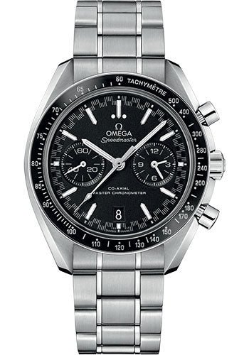 Omega Speedmaster Racing Co-Axial Master Chronograph Watch – 44.25 mm Steel Case – Black Ceramic Bezel – Black Dial – 329.30.44.51.01.001