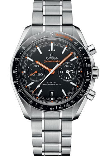 Omega Speedmaster Racing Co-Axial Master Chronograph Watch – 44.25 mm Steel Case – Black Ceramic Bezel – Matt Black Dial – 329.30.44.51.01.002