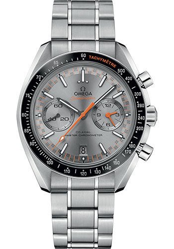 Omega Speedmaster Racing Co-Axial Master Chronograph Watch – 44.25 mm Steel Case – Black Ceramic Bezel – Sun Brushed Grey Dial – 329.30.44.51.06.001