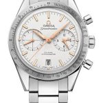 Omega Speedmaster ’57 Omega Co-Axial Chronograph Watch – 41.5 mm Steel Case – Brushed Bezel – Silver Dial – 331.10.42.51.02.002