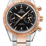 Omega Speedmaster ’57 Co-Axial Chronograph Watch – 41.5 mm Steel And Red Gold Case – Black Dial – Steel Bracelet – 331.20.42.51.01.002