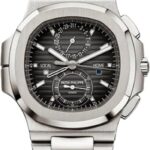 Patek Philippe Nautilus Flyback 40.5 mm Chronograph Travel Time Chronograph Stainless Steel Grey Dial – 5990/1A-001