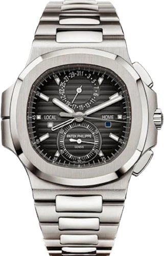 Patek Philippe Nautilus Flyback 40.5 mm Chronograph Travel Time Chronograph Stainless Steel Grey Dial – 5990/1A-001