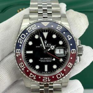 Rolex GMT-Master II “Pepsi” 40mm – Stainless Steel, Jubilee