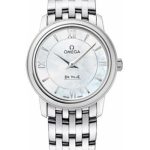 Omega De Ville Prestige Quartz Watch – 27.4 mm Steel Case – Mother-Of-Pearl Dial – 424.10.27.60.05.001