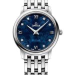 Omega De Ville Prestige Quartz Orbis Watch – 27.4 mm Steel Case – Blue Dial – 424.10.27.60.53.003