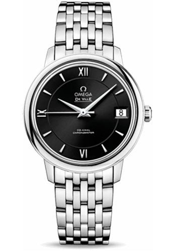 Omega De Ville Prestige Co-Axial Watch – 32.7 mm Steel Case – Black Dial – 424.10.33.20.01.001