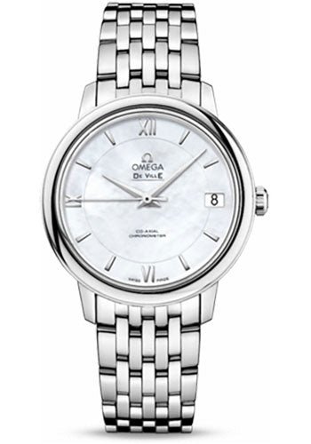 Omega De Ville Prestige Co-Axial Watch – 32.7 mm Steel Case – Mother-Of-Pearl Dial – 424.10.33.20.05.001