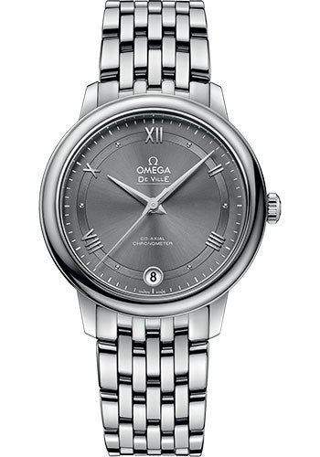 Omega De Ville Prestige Co-Axial Watch – 32.7 mm Steel Case – Grey Dial – 424.10.33.20.06.001