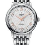 Omega De Ville Prestige Co-Axial Watch – 32.7 mm Steel Case – White Silvery Dial – 424.10.33.20.52.001