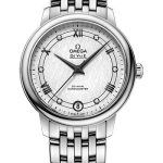 Omega De Ville Prestige Co-Axial Watch – 32.7 mm Steel Case – White Silvery Dial – 424.10.33.20.52.002